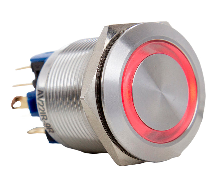 Vandal-proof Push Button Switch Illuminated