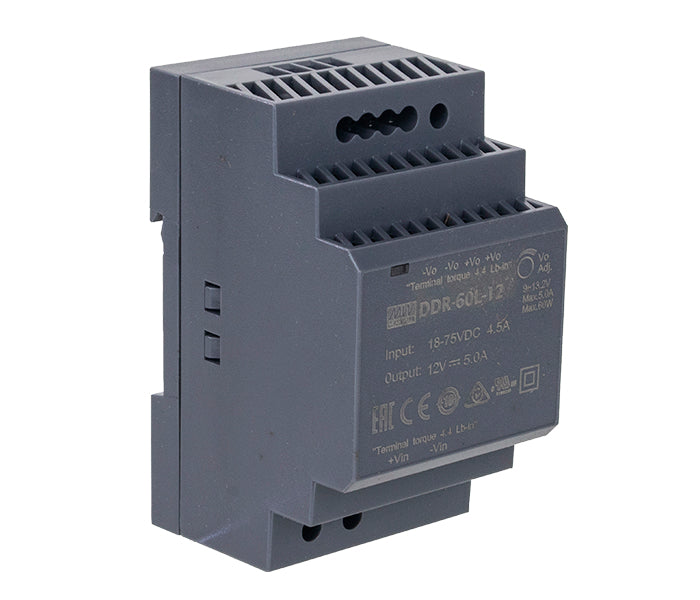 Mean Well DDR-60 DC-DC DIN Rail Converter