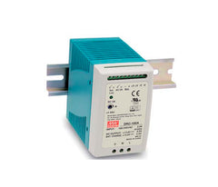 Fonte de Segurança DRC-100 Mean Well com Carregador de Bateria (Função UPS) Trilho DIN