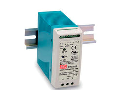 Fonte de Segurança DRC-40 Mean Well com Carregador de Bateria (Função UPS) Trilho DIN