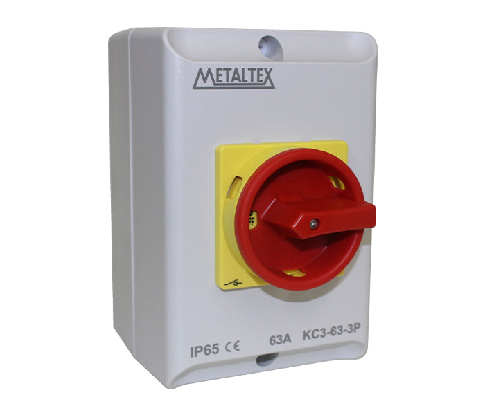 Interruptor seccionador KC tripolar en caja