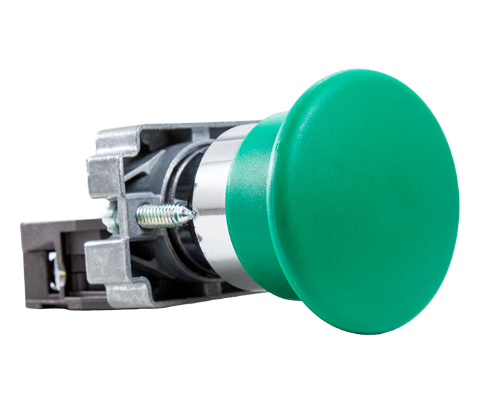 Mushroom Push Button M20 Metallic 22mm