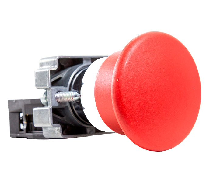 Mushroom Push Button M20 Metallic 22mm