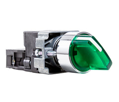 Chave Seletora M20 Metálica 22mm Iluminada