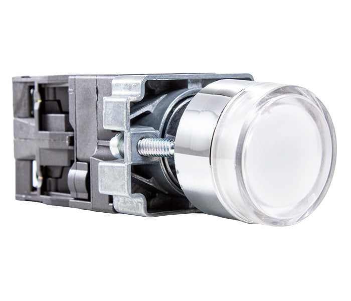 Illuminated 22mm Metallic M20 Pushbutton