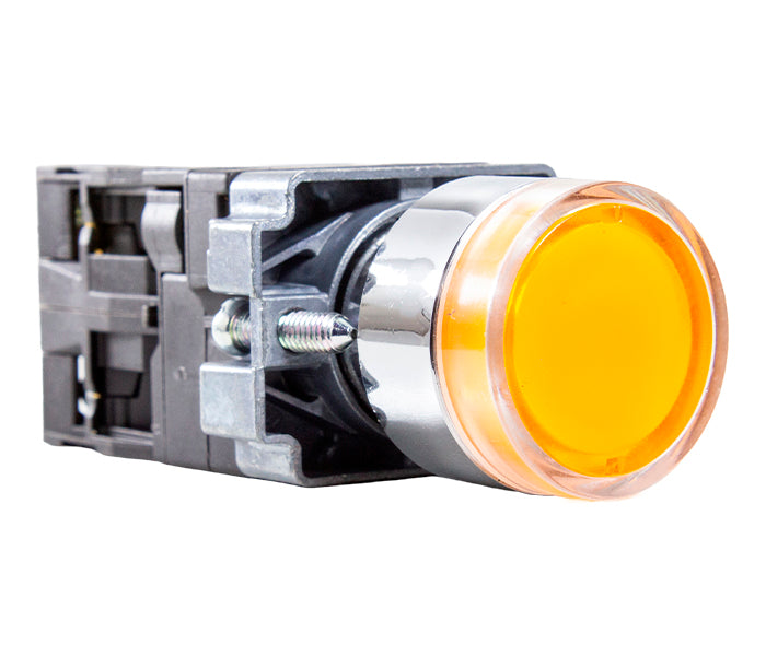 Illuminated 22mm Metallic M20 Pushbutton