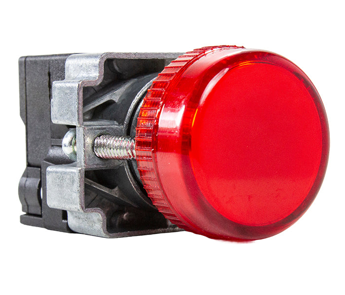 Indicador LED metálico M20 de 22 mm