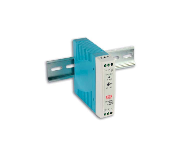 Fonte Chaveada MDR-20 Mean Well Trilho DIN