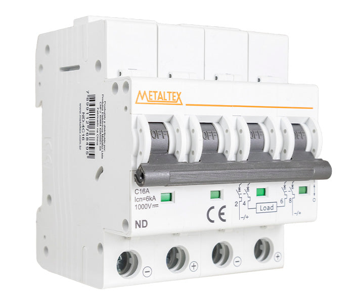 Minidisyuntor Corriente Continua Curva C 6kA ND