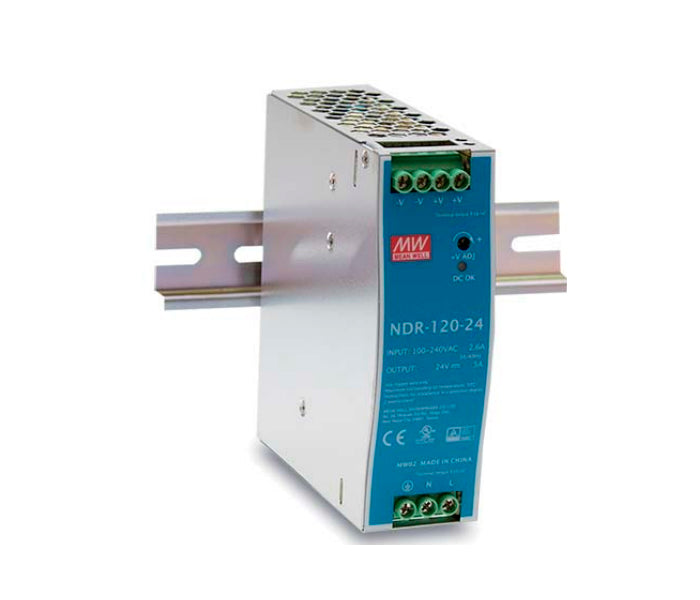 Fuente Conmutada NDR-120 Mean Well Carril DIN