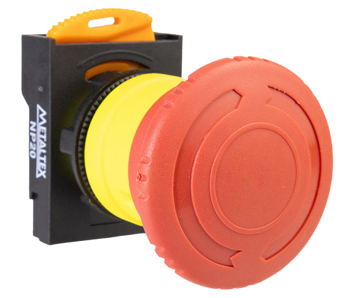 Botón de emergencia NP20 Plástico 22mm