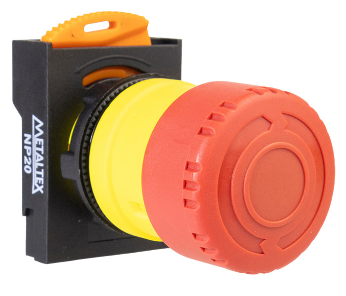 Botão de Emergência NP20 Plástico 22mm