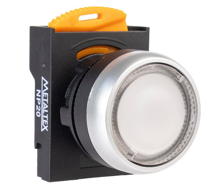 Illuminated Push Button NP20 Plastic 22mm