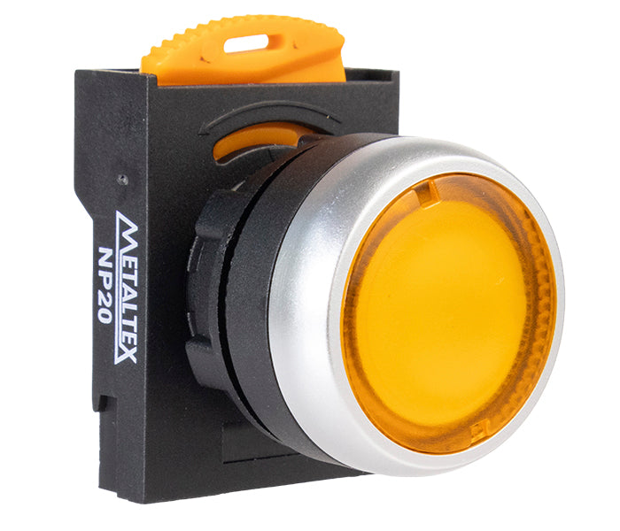 Illuminated Push Button NP20 Plastic 22mm