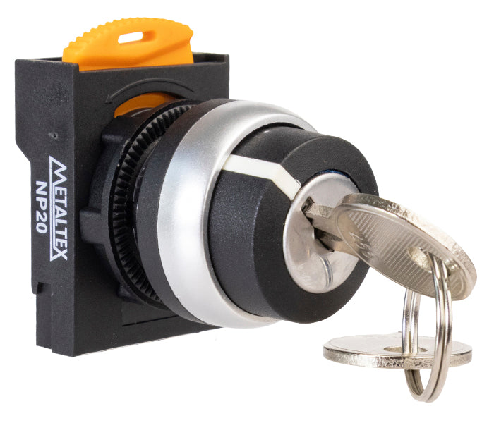 Llave Selectora NP20 Plástica 22mm