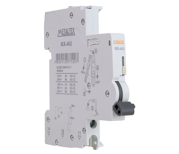 Bloque de contacto auxiliar lateral para minidisyuntores NX6