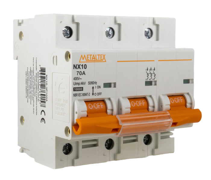 Minidisyuntor Termomagnético 10kA NX10