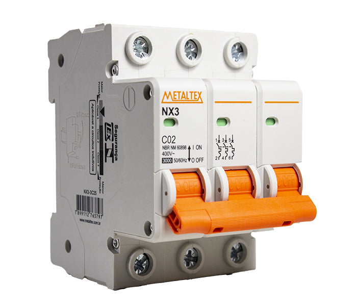 Miniature Circuit Breaker C Curve 3kA NX3