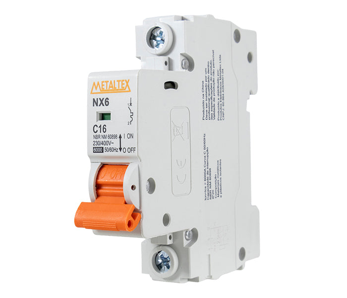 Miniature Circuit Breaker C-Curve 6kA NX6