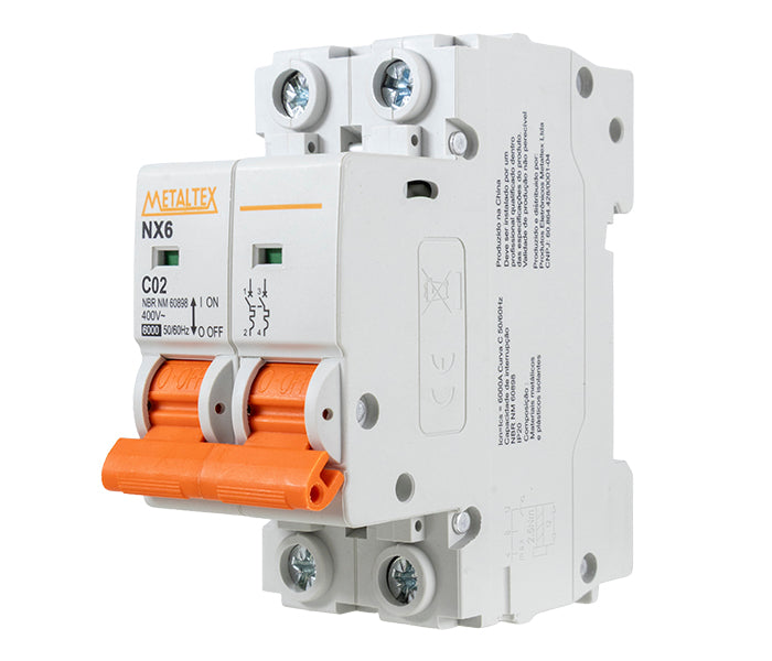 Miniature Circuit Breaker C-Curve 6kA NX6