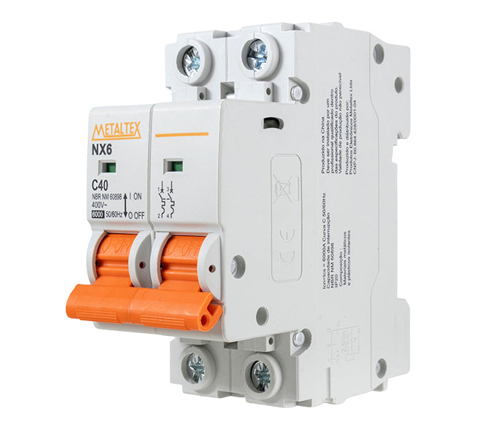 Miniature Circuit Breaker C-Curve 6kA NX6