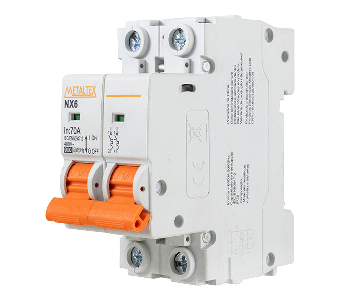 Minidisjuntor Termomagnética 6kA NX6