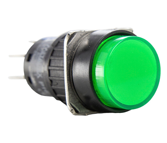 Illuminated Plastic Pushbutton 16mm P16