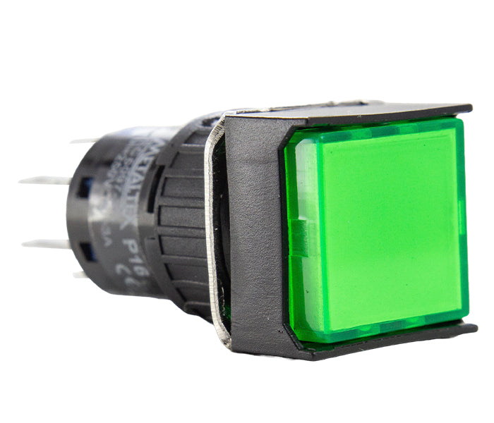 Illuminated Plastic Pushbutton 16mm P16