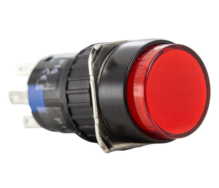 Illuminated Plastic Pushbutton 16mm P16