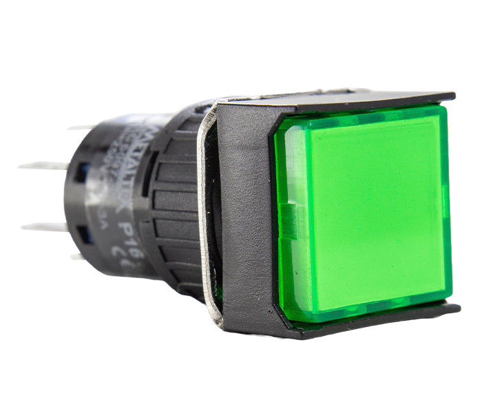 Illuminated Plastic Pushbutton 16mm P16