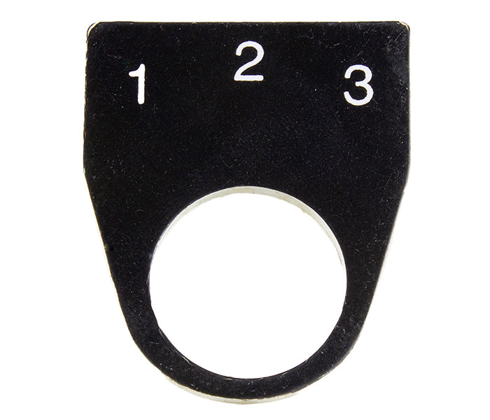 Identificador Plástico 22mm para Chave Seletora