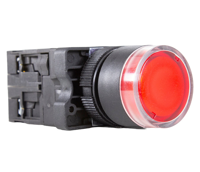 Botão de Comando P20 Plástico Iluminado 22mm