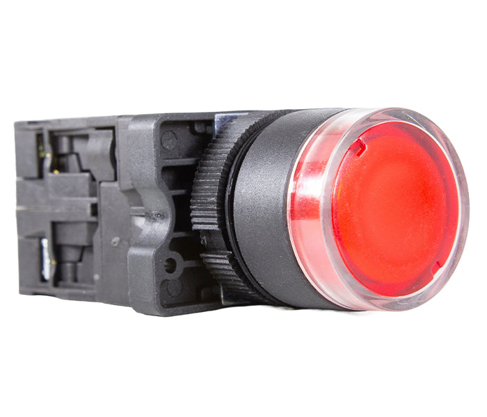 Botão de Comando P20 Plástico Iluminado 22mm