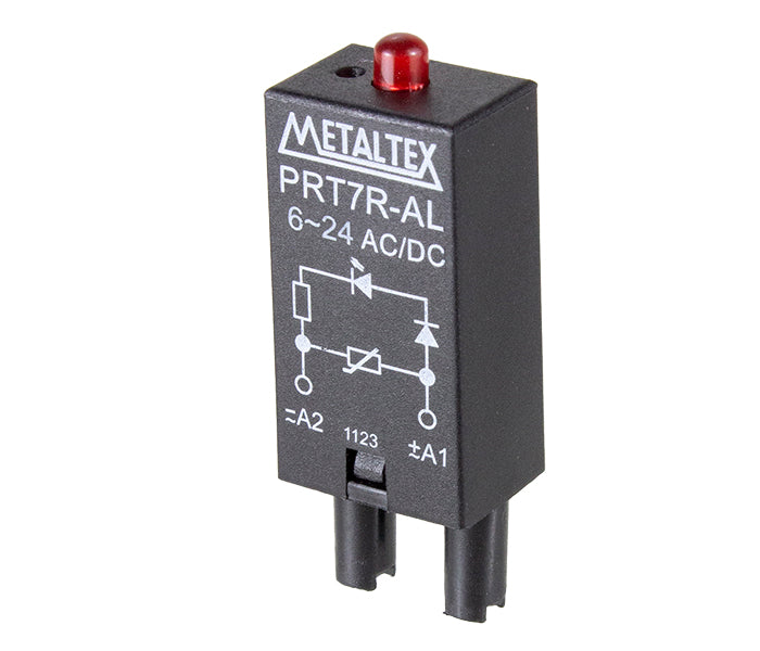 Varistor Protection Module with LED for PRT Sockets