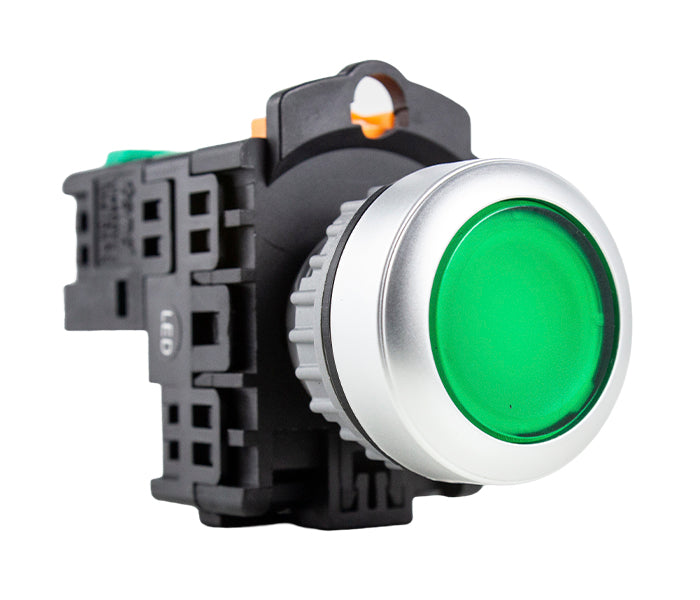 Botón de Mando TN2 Plástico Iluminado 22mm