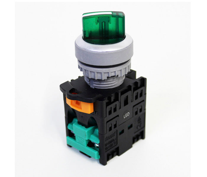 Llave Selectora TN2 Plástica 22mm Iluminada