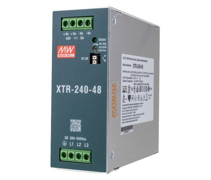 Mean Well XTR-240 Switched Mode DIN Rail Power Supply